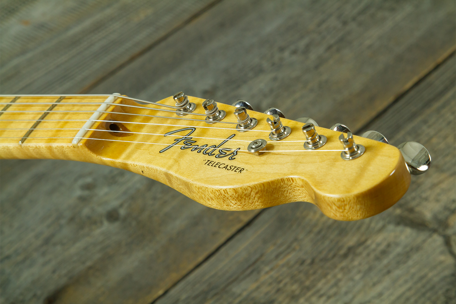 Fender Custom Shop Tele 1952 2s Ht Mn #r150200 - Nos Butterscotch Blonde - Tel shape electric guitar - Variation 7