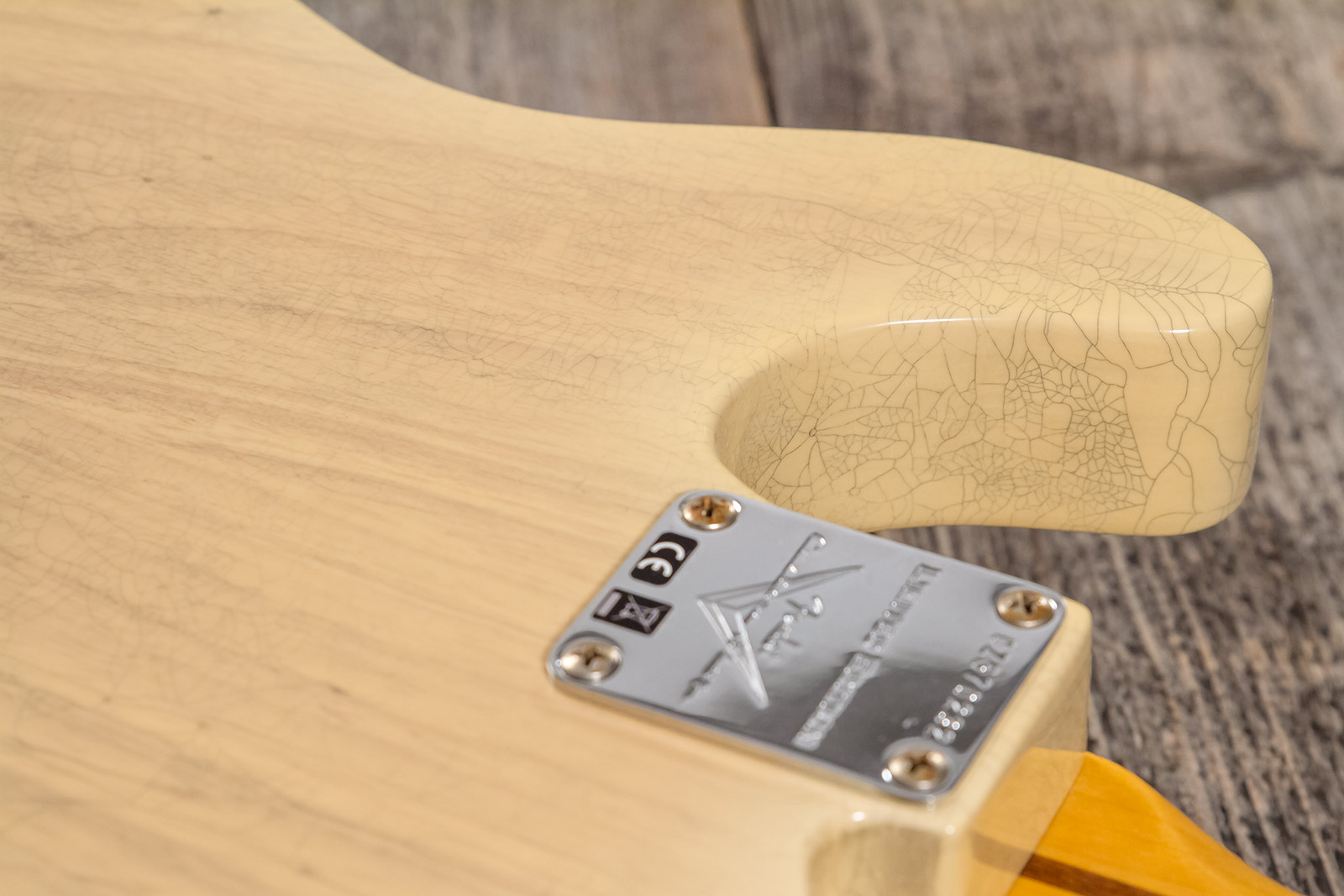 Fender Custom Shop Tele 1955 2s Ht Mn #cz570232 - Journeyman Relic Natural Blonde - Tel shape electric guitar - Variation 8