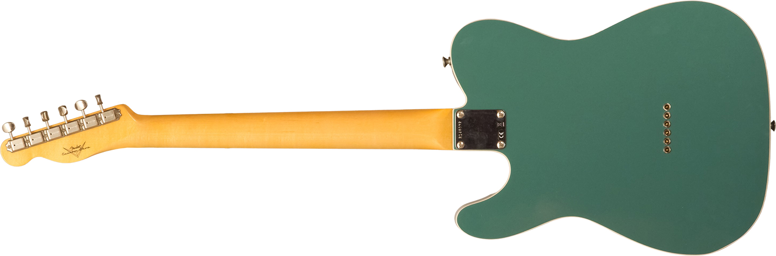 Fender Custom Shop Tele 1959 Custom 2s Ht Rw #r146032 - Time Capsule Sherwood Metallic - Tel shape electric guitar - Variation 1