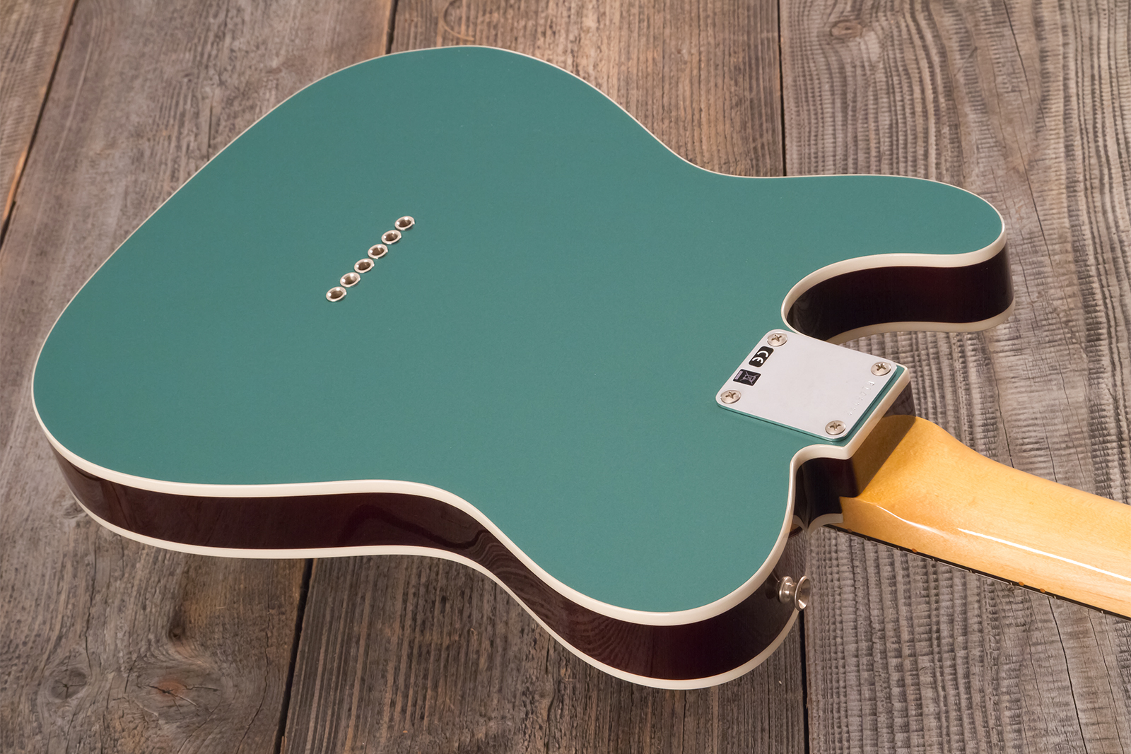 Fender Custom Shop Tele 1959 Custom 2s Ht Rw #r146032 - Time Capsule Sherwood Metallic - Tel shape electric guitar - Variation 7