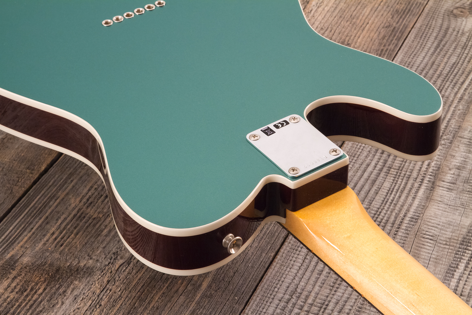 Fender Custom Shop Tele 1959 Custom 2s Ht Rw #r146032 - Time Capsule Sherwood Metallic - Tel shape electric guitar - Variation 8