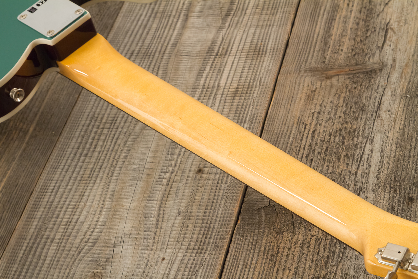 Fender Custom Shop Tele 1959 Custom 2s Ht Rw #r146446 - Time Capsule Sherwood Metallic - Tel shape electric guitar - Variation 9