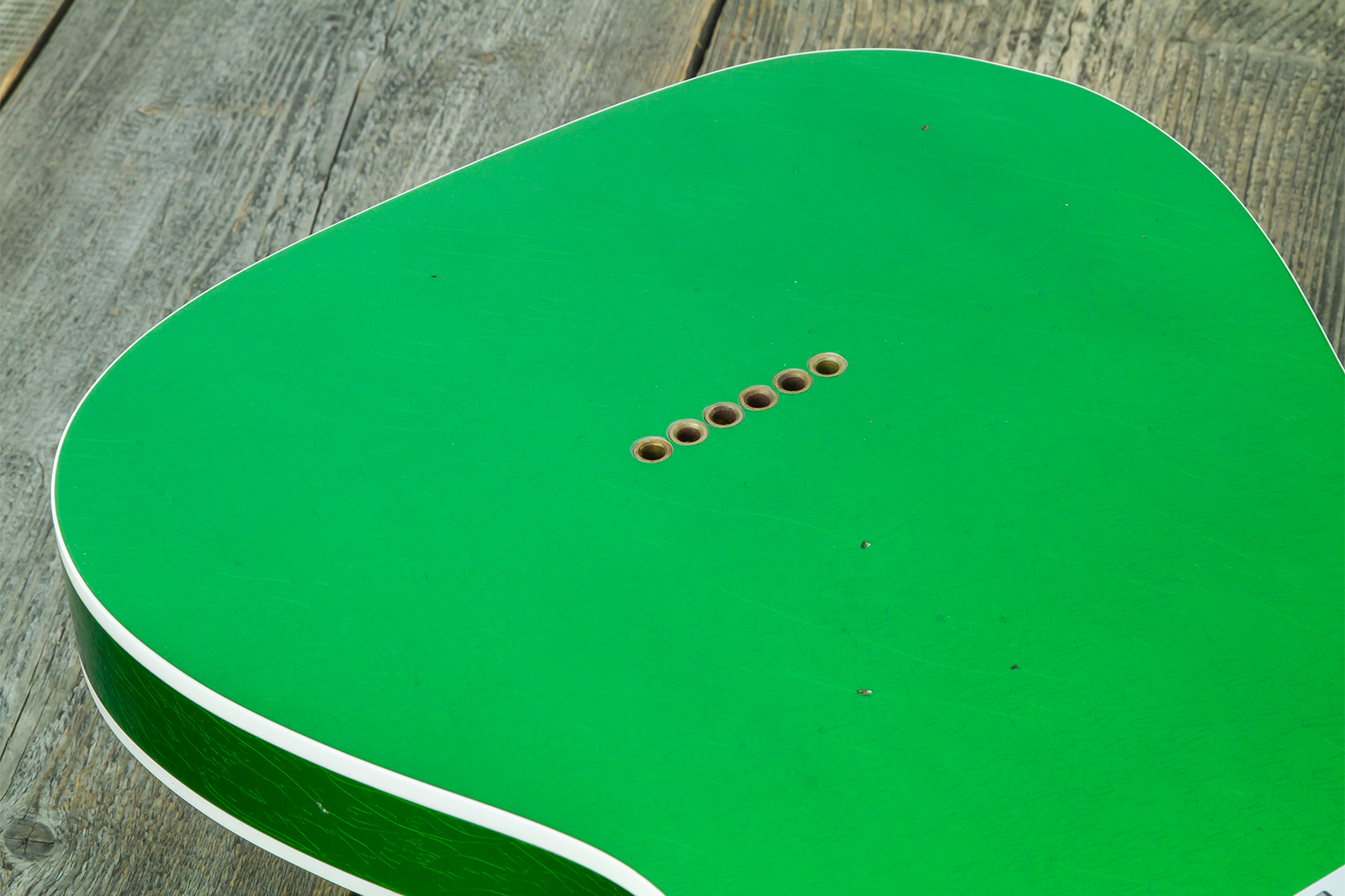 Fender Custom Shop Tele 1959 Vintage Custom 2s Ht Rw #r147917 - Journeyman Relic Candy Green - Tel shape electric guitar - Variation 10