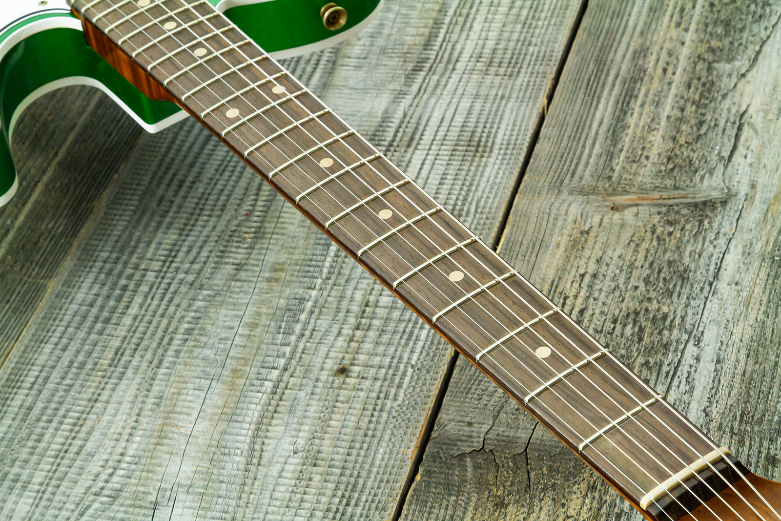 Fender Custom Shop Tele 1959 Vintage Custom 2s Ht Rw #r147917 - Journeyman Relic Candy Green - Tel shape electric guitar - Variation 7