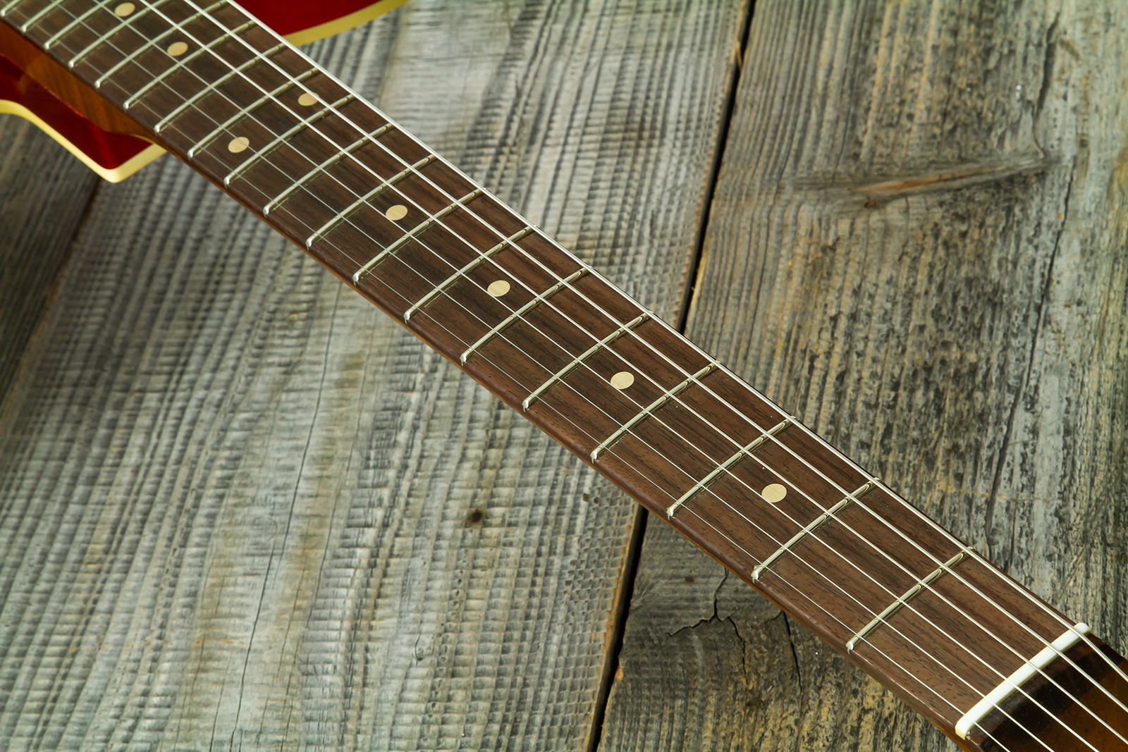 Fender Custom Shop Tele 1959 Vintage Custom 2s Ht Rw #r147953 - Journeyman Relic Candy Apple Red - Tel shape electric guitar - Variation 7