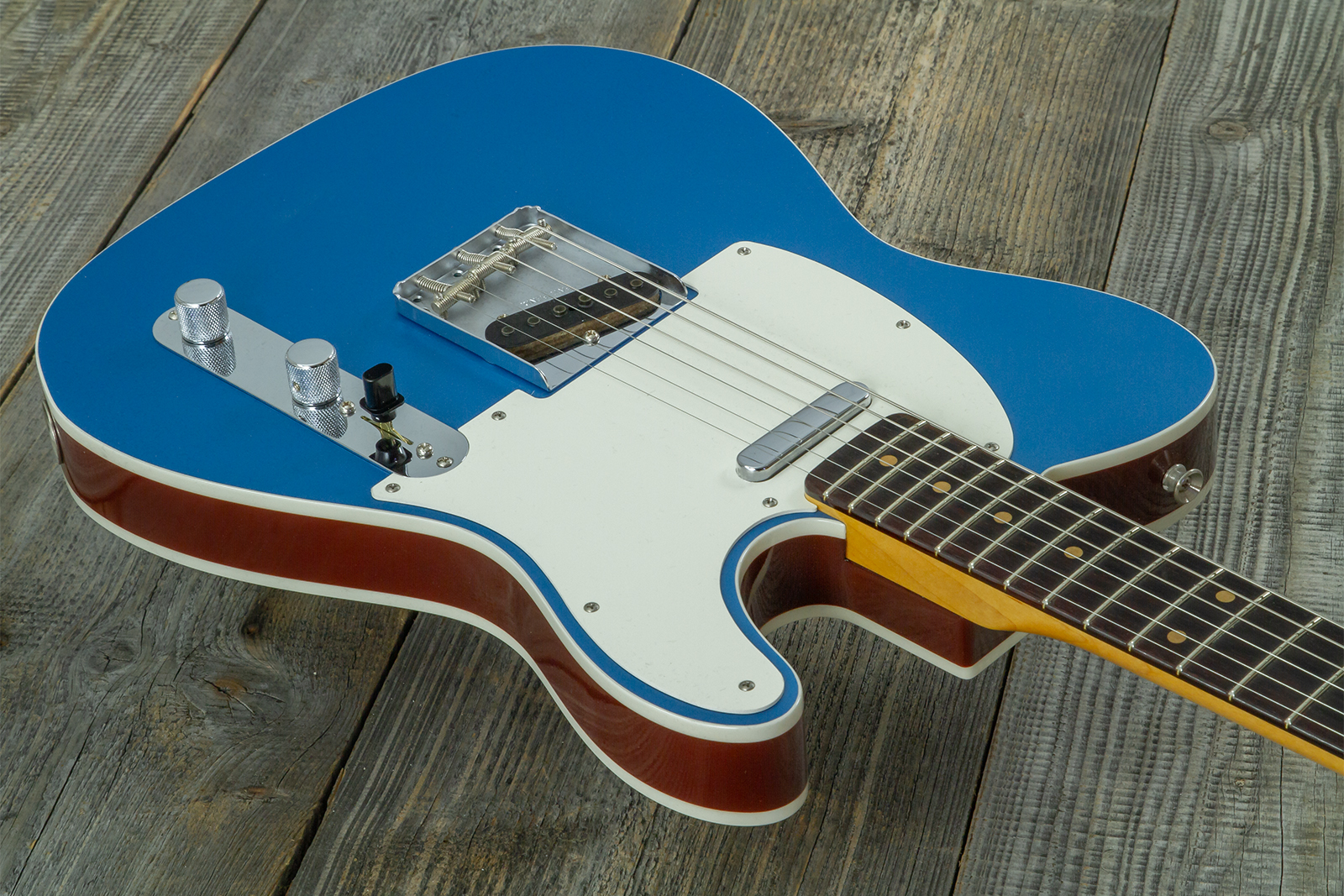 Fender Custom Shop Tele 1959 Vintage Custom 2s Ht Rw #r148052 - Time Capsule Lake Placid Blue - Tel shape electric guitar - Variation 3