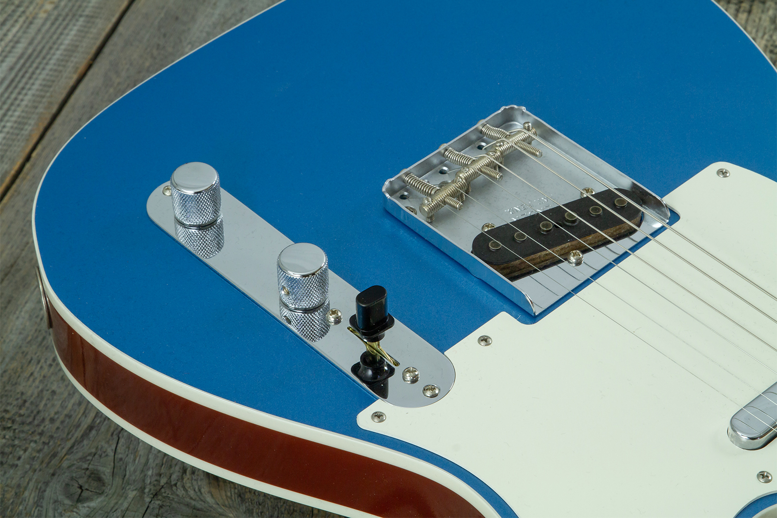 Fender Custom Shop Tele 1959 Vintage Custom 2s Ht Rw #r148052 - Time Capsule Lake Placid Blue - Tel shape electric guitar - Variation 4