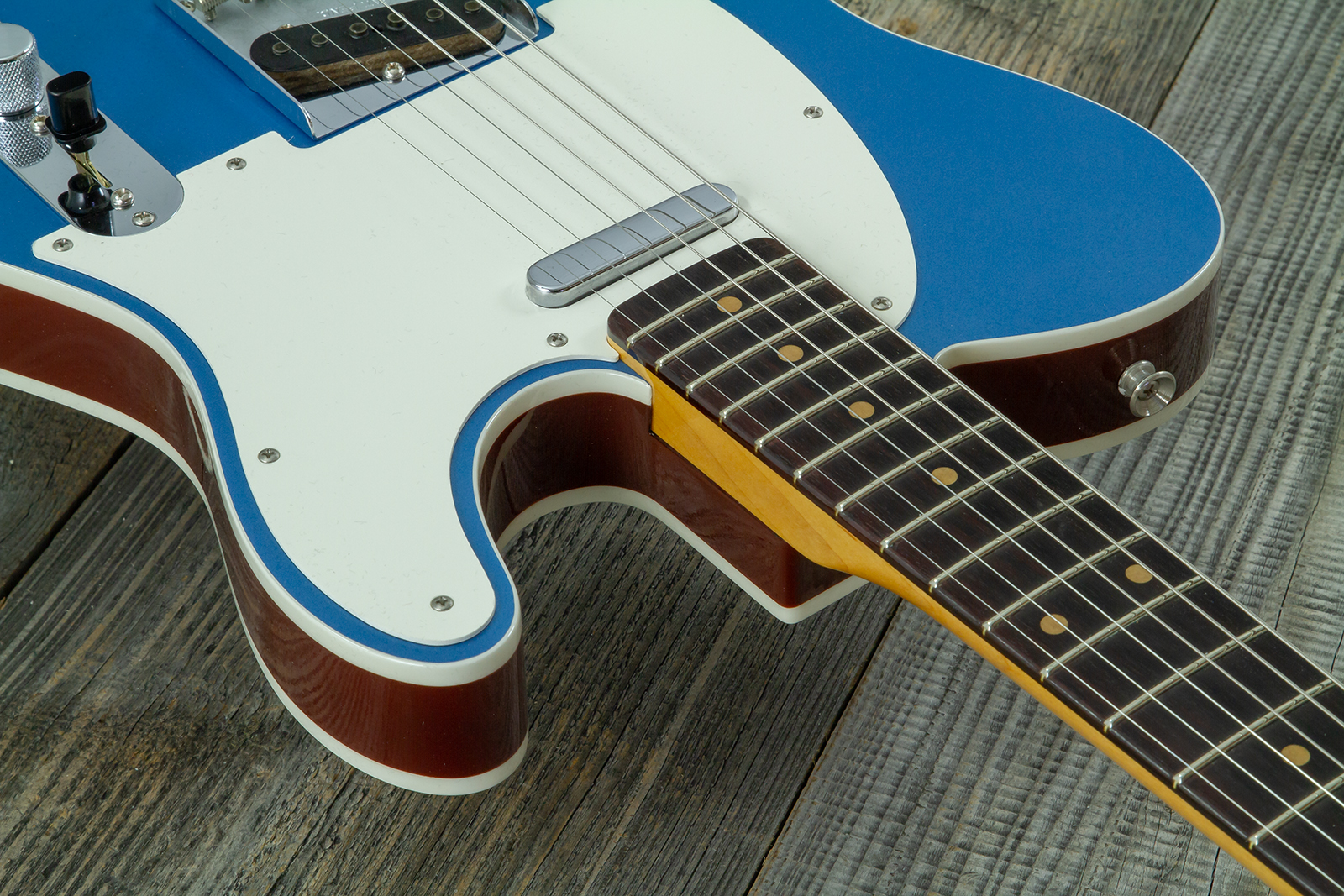 Fender Custom Shop Tele 1959 Vintage Custom 2s Ht Rw #r148052 - Time Capsule Lake Placid Blue - Tel shape electric guitar - Variation 5