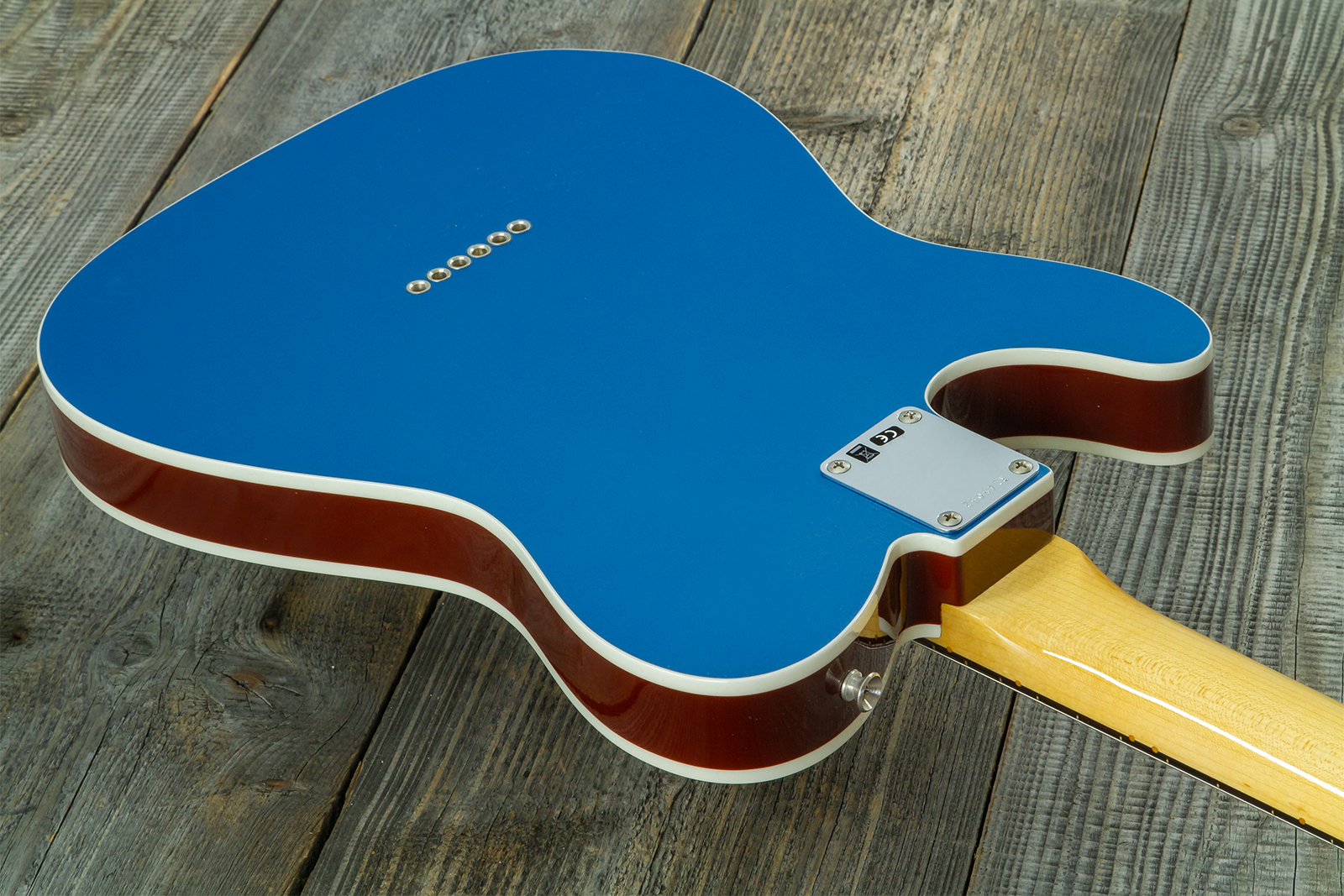 Fender Custom Shop Tele 1959 Vintage Custom 2s Ht Rw #r148052 - Time Capsule Lake Placid Blue - Tel shape electric guitar - Variation 8