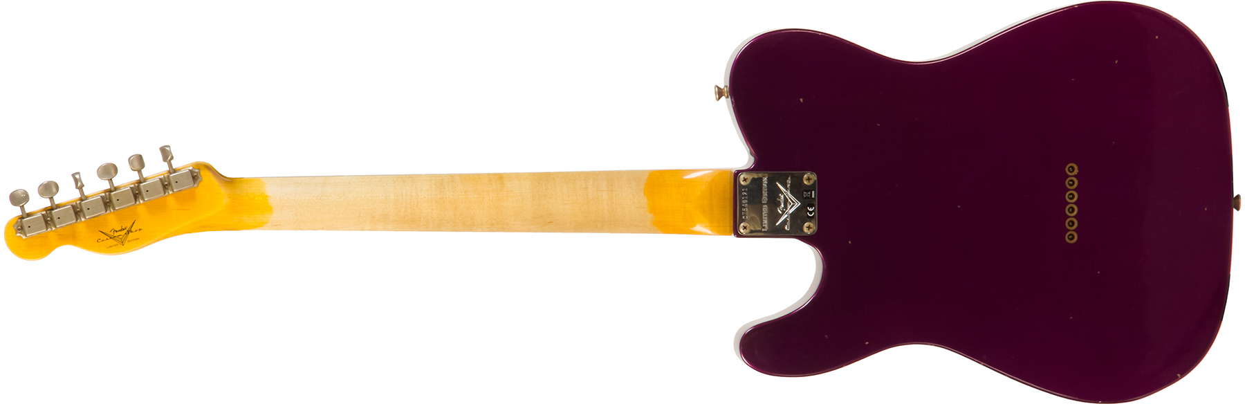 Fender Custom Shop Tele 1960 Rw #cz549121 - Journeyman Relic Purple Metallic - Tel shape electric guitar - Variation 1