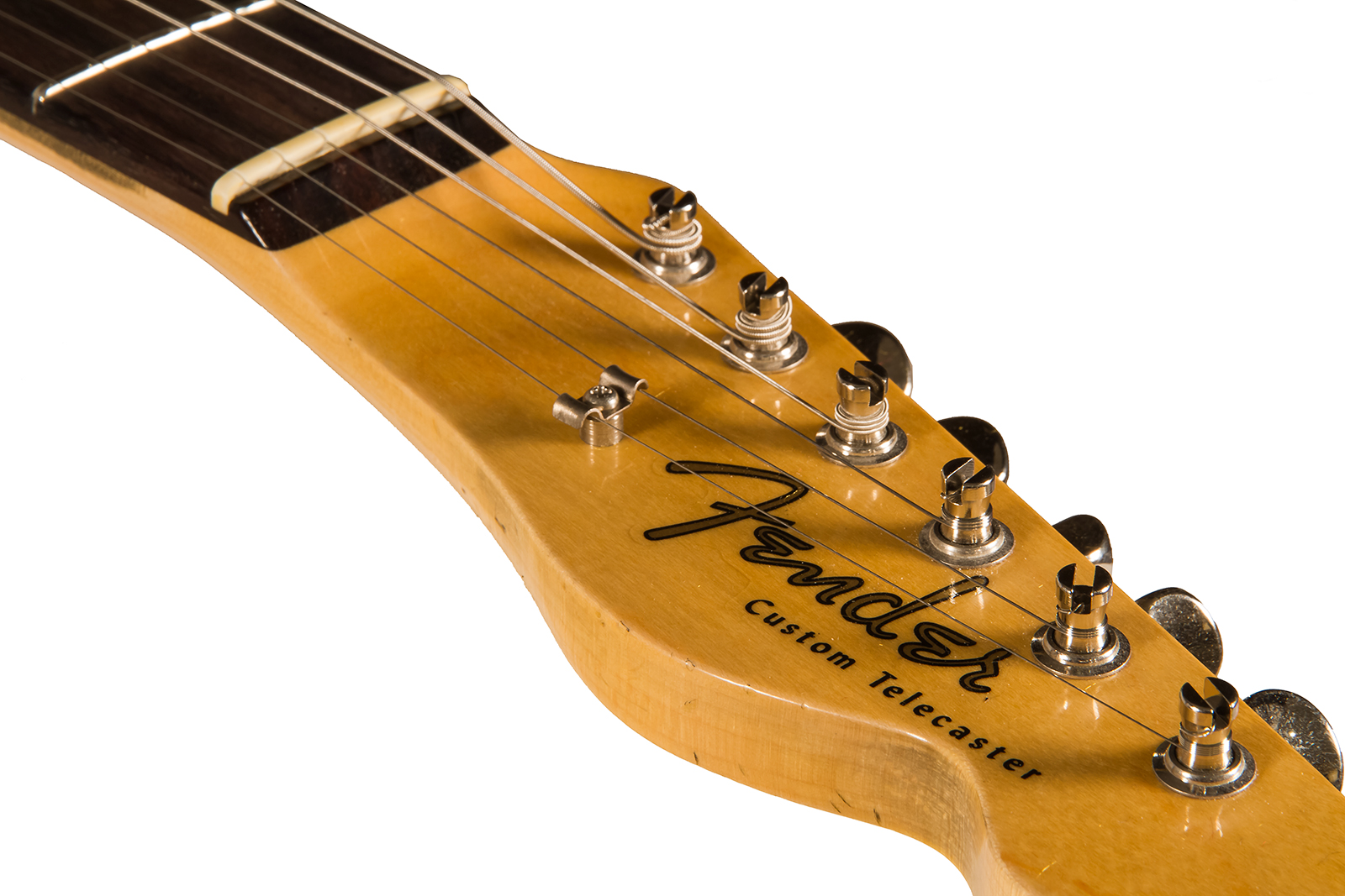 Fender Custom Shop Tele 1960 2s Ht Rw #r114759 - Journeyman Relic Black - Tel shape electric guitar - Variation 4