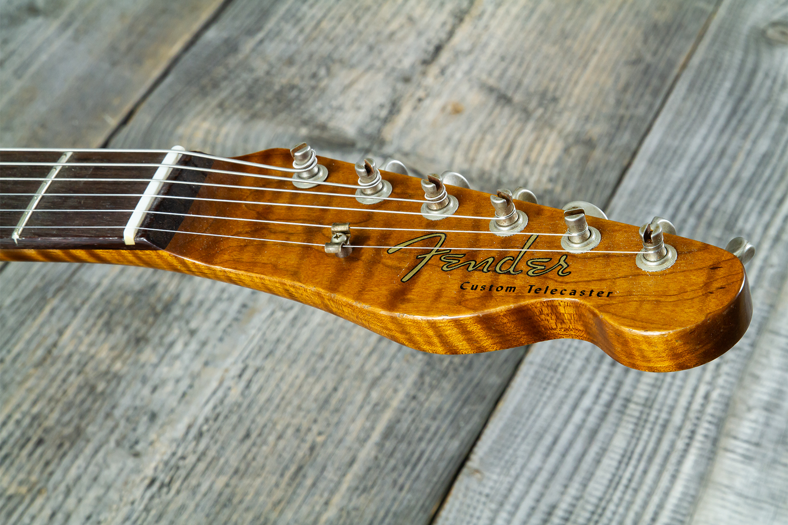 Fender Custom Shop Tele 1960 Vintage Custom 2s Ht Rw #r147862 - Journeyman Relic 3-color Sunburst - Tel shape electric guitar - Variation 7