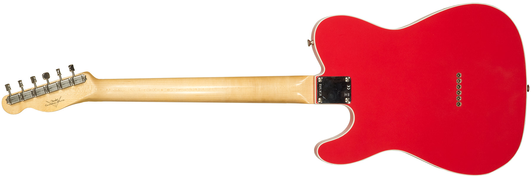 Fender Custom Shop Tele 1963 2s Ht Rw #r127693 - Closet Classic Fiesta Red - Tel shape electric guitar - Variation 1