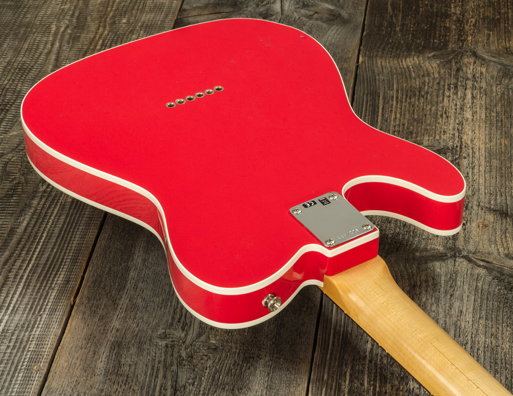 Fender Custom Shop Tele 1963 2s Ht Rw #r127693 - Closet Classic Fiesta Red - Tel shape electric guitar - Variation 4
