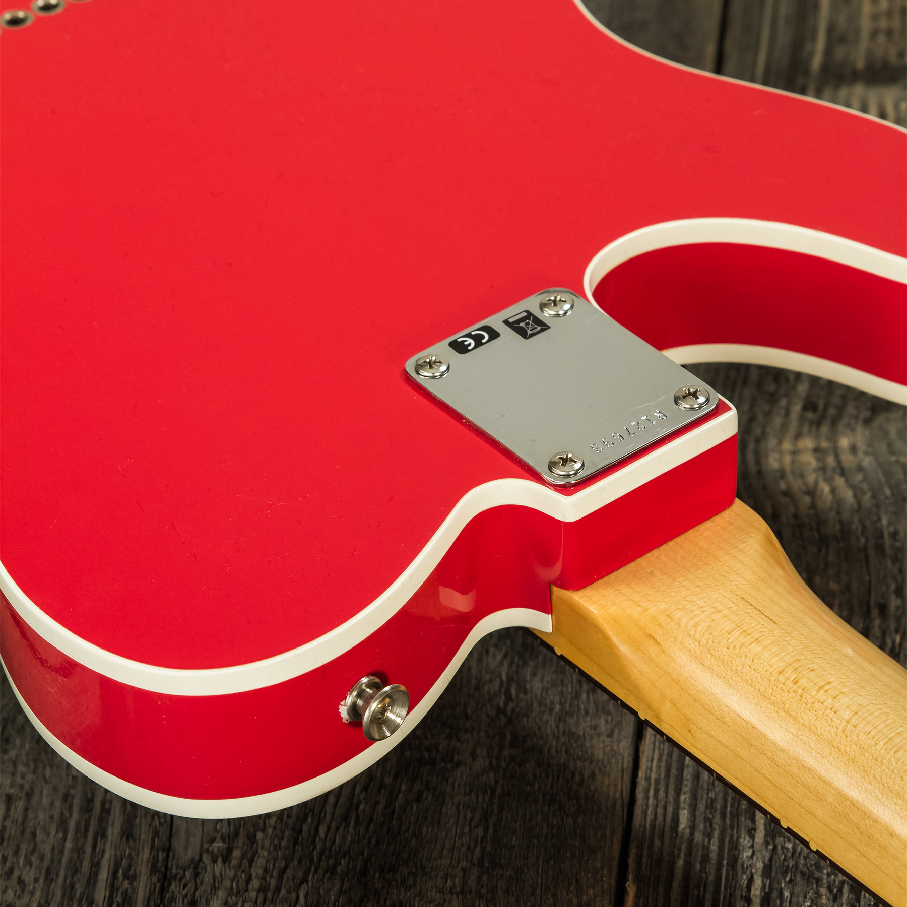 Fender Custom Shop Tele 1963 2s Ht Rw #r127693 - Closet Classic Fiesta Red - Tel shape electric guitar - Variation 7