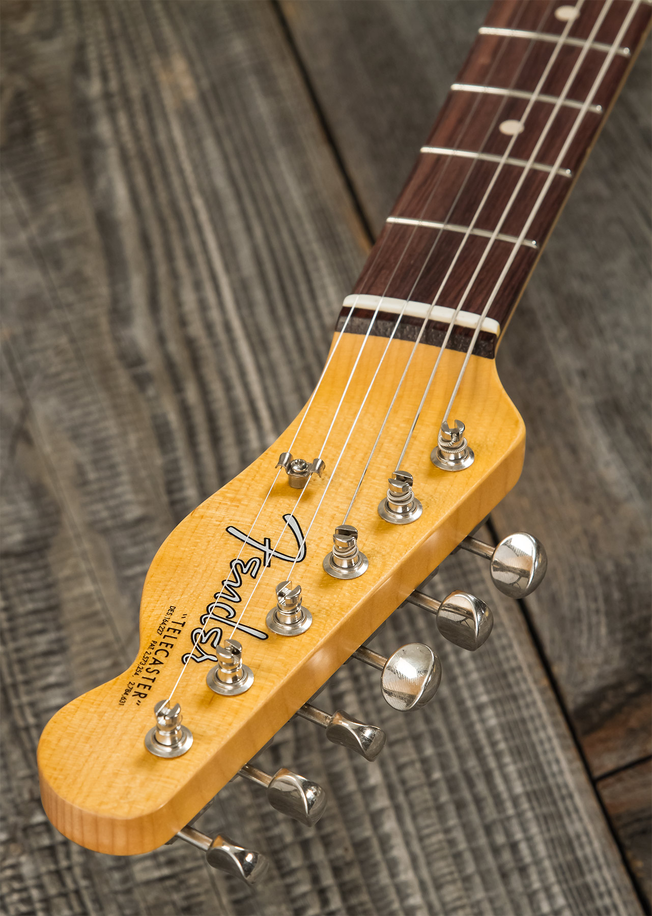Fender Custom Shop Tele 1963 2s Ht Rw #r127693 - Closet Classic Fiesta Red - Tel shape electric guitar - Variation 8