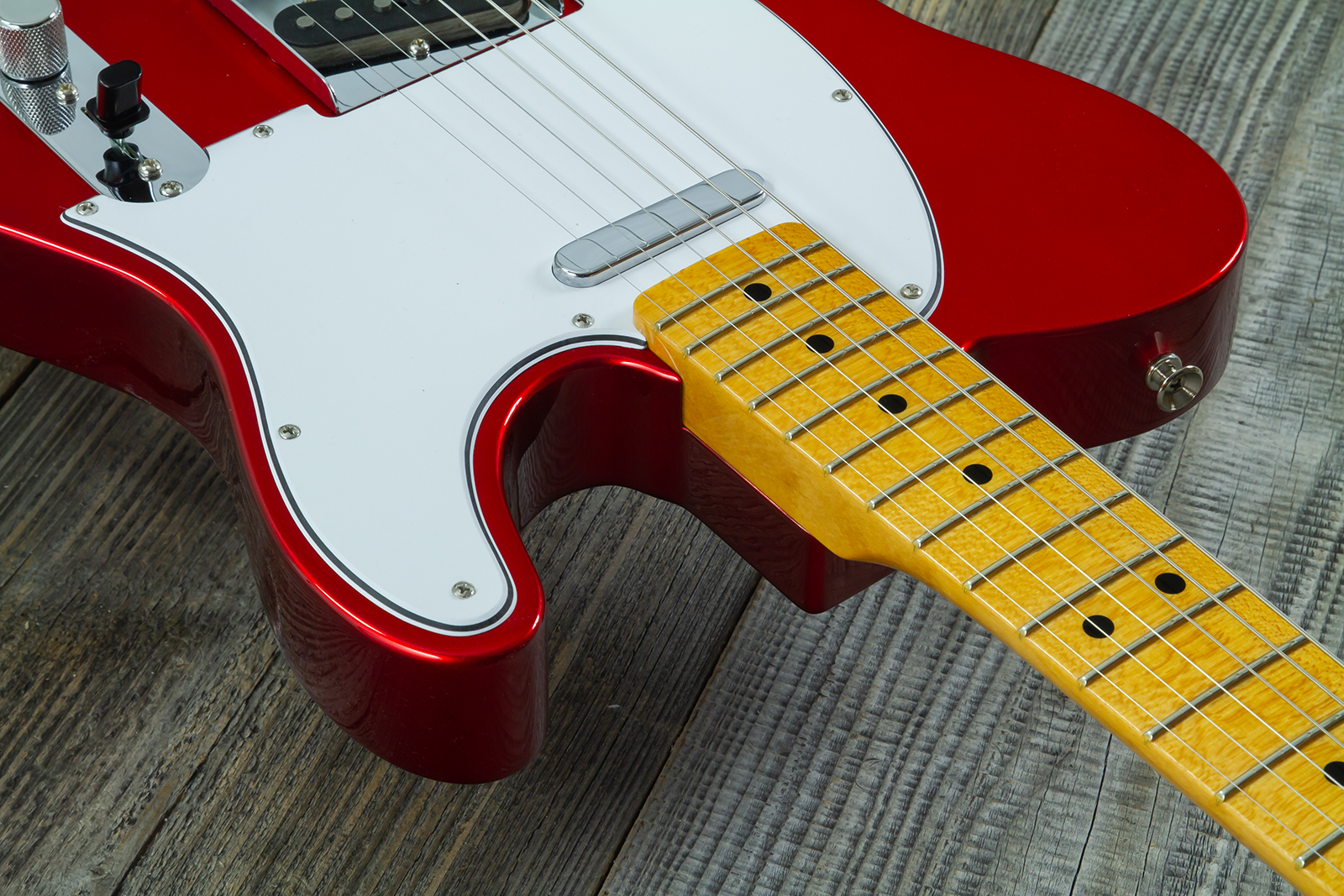 Fender Custom Shop Tele 1969 2s Ht Mn #cz589311 - Nos Candy Apple Red - Tel shape electric guitar - Variation 4