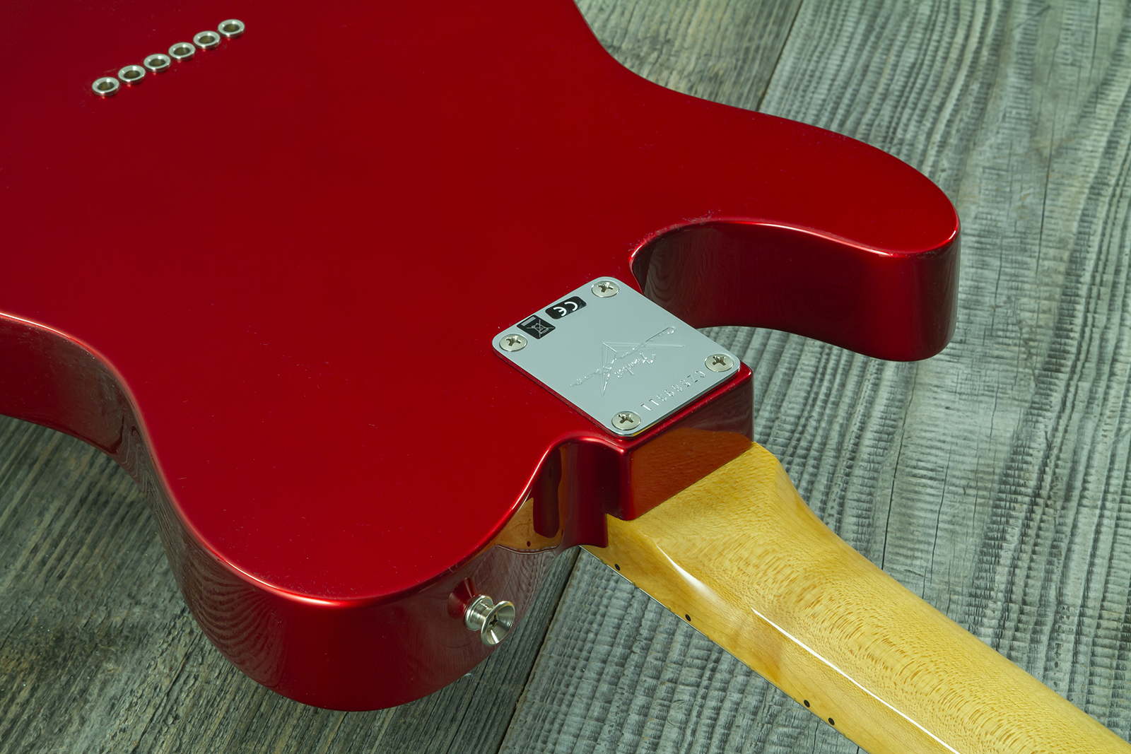 Fender Custom Shop Tele 1969 2s Ht Mn #cz589311 - Nos Candy Apple Red - Tel shape electric guitar - Variation 8