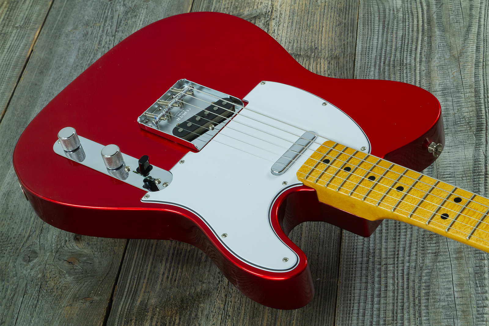 Fender Custom Shop Tele 1969 2s Ht Mn - Nos Candy Apple Red - Tel shape electric guitar - Variation 2