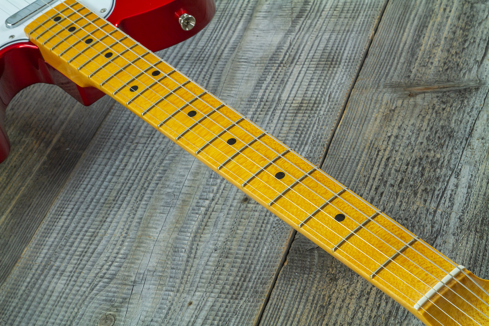 Fender Custom Shop Tele 1969 2s Ht Mn - Nos Candy Apple Red - Tel shape electric guitar - Variation 5