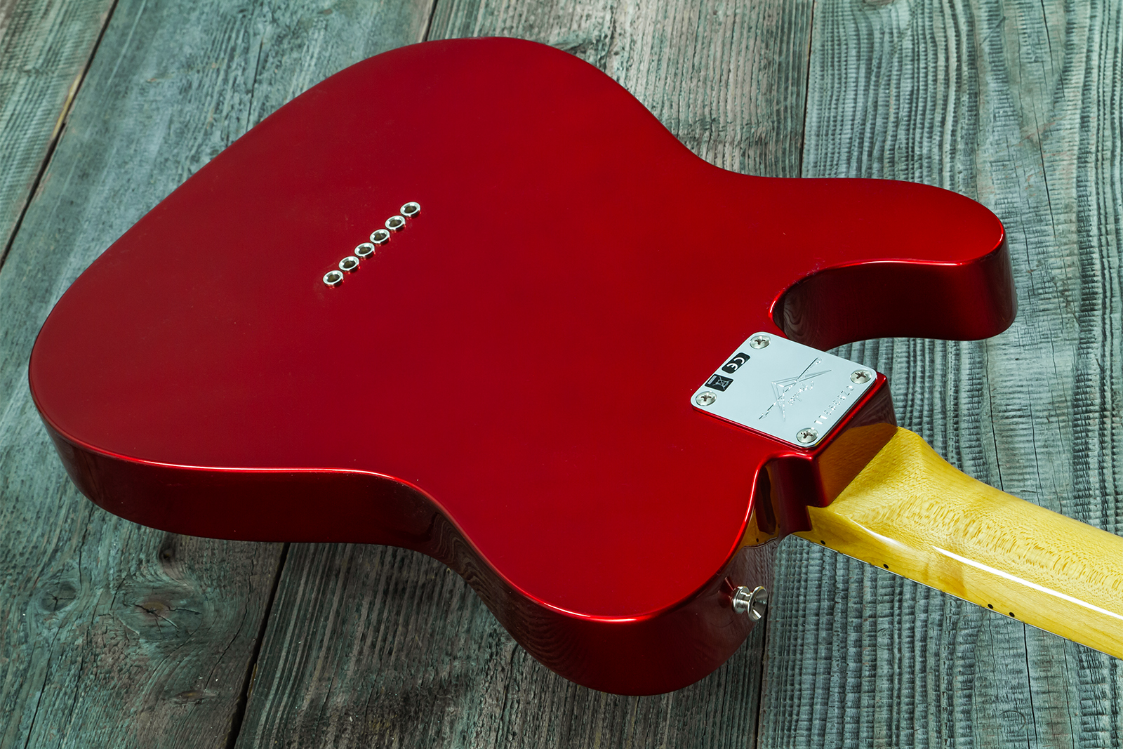 Fender Custom Shop Tele 1969 2s Ht Mn - Nos Candy Apple Red - Tel shape electric guitar - Variation 7