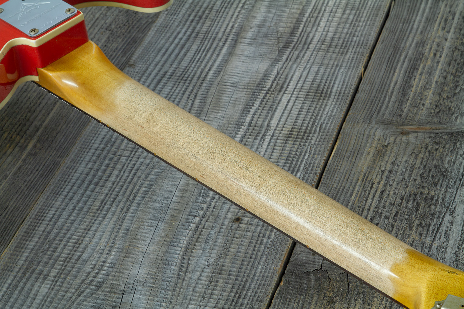 Fender Custom Shop Tele Custom 1960 2s Ht Rw #cz579562 - Heavy Relic Tahitian Coral O. 3-color Sunburst - Tel shape electric guitar - Variation 12