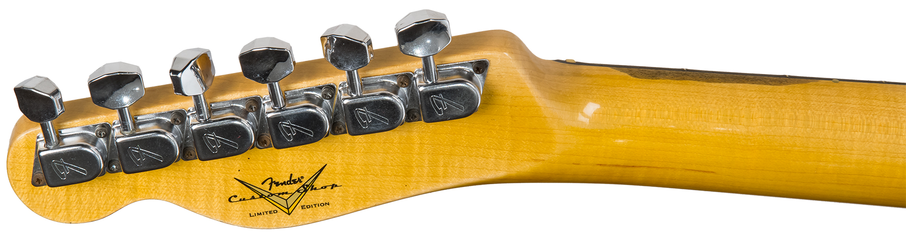 Fender Custom Shop Tele Custom '70s Sh Trem Bigsby Rw #cz548336 - Journeyman Relic Autumn Shimmer - Tel shape electric guitar - Variation 6