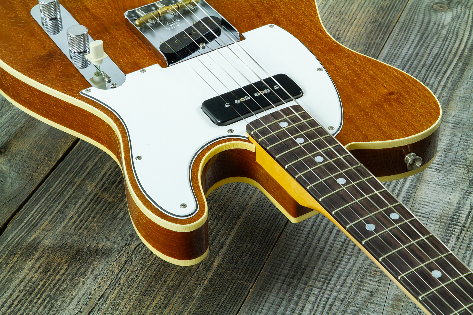 Fender Custom Shop Tele / Double Esquire Custom 2s Ht Rw #cz590971 - Closet Classic Aged Natural - Tel shape electric guitar - Variation 4
