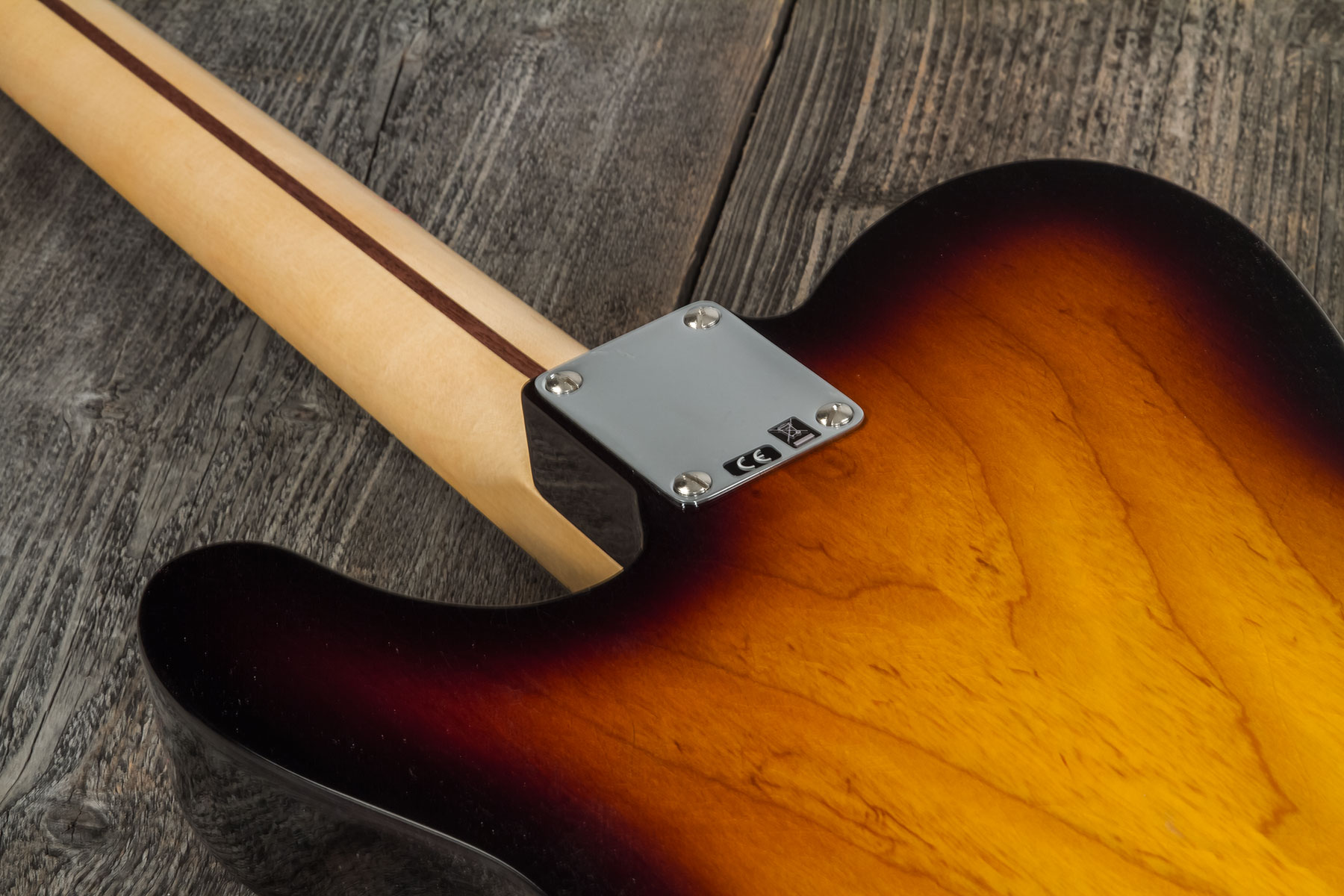 Fender Custom Shop Tele Thinline '50s 2s Ht Mn #r128616 - Closet Classic 2-color Sunburst - Tel shape electric guitar - Variation 8