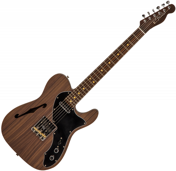 Semi-hollow electric guitar Fender Custom Shop '60s Rosewood Telecaster Thinline #CZ561848 - Closet classic natural