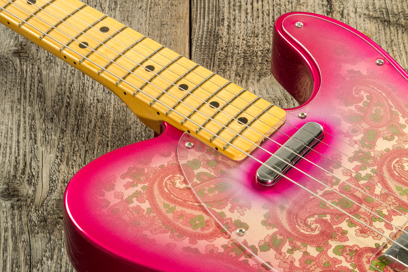 Fender Custom Shop Tele Vintage Custom 1968 2s Ht Mn #r126998 - Nos Pink Paisley - Tel shape electric guitar - Variation 3