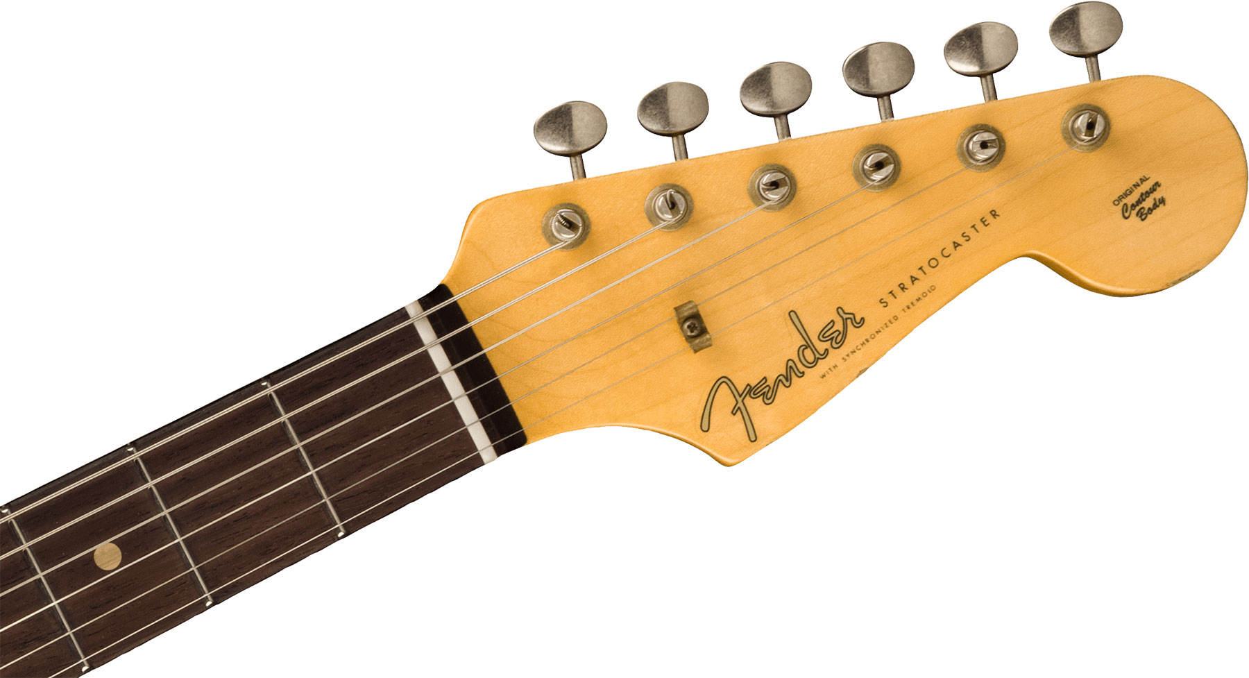 Fender Custom Shop Tyler Bryant Strat Pinky Ltd Hss Trem Rw - Relic Aged Shell Pink - Str shape electric guitar - Variation 3