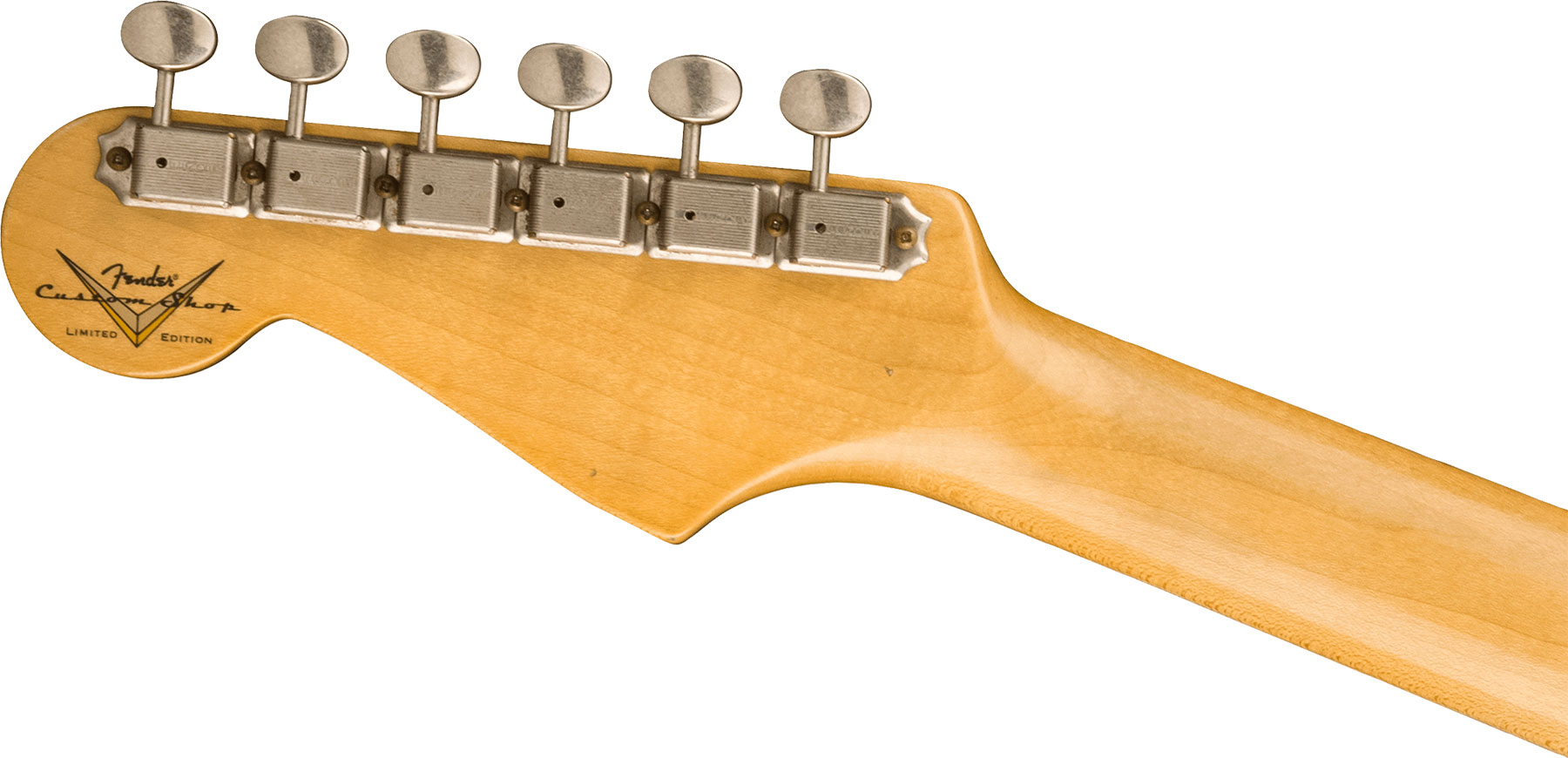 Fender Custom Shop Tyler Bryant Strat Pinky Ltd Hss Trem Rw - Relic Aged Shell Pink - Str shape electric guitar - Variation 4