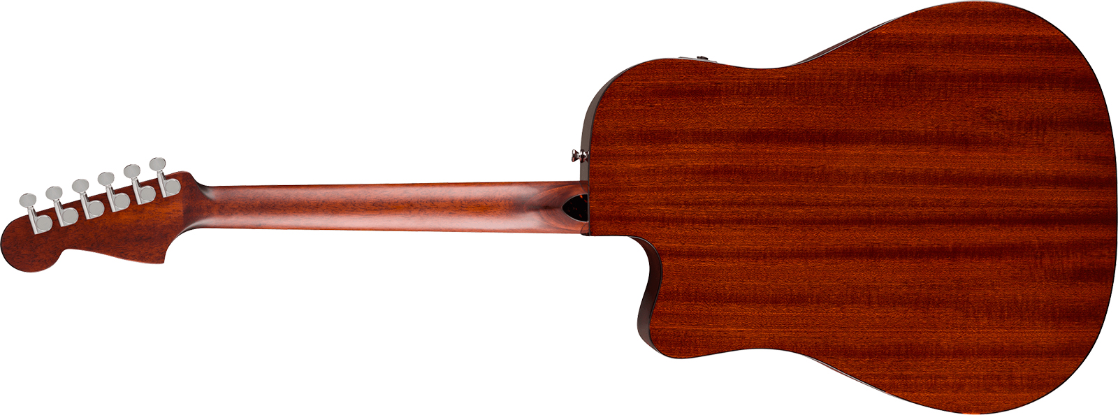 Fender Deluxe Redondo Ce California Dreadnought Cw Epicea Acajou Noy - Black - Folk guitar - Variation 1
