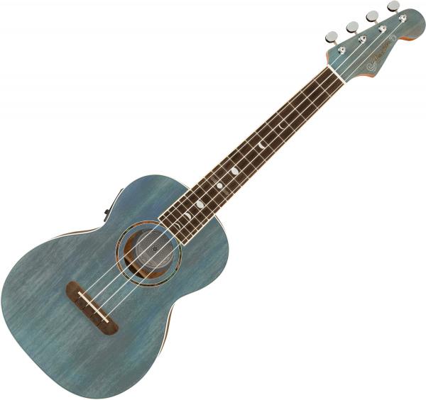 Ukulele Fender Dhani Harrison Tenor Uke - turquoise