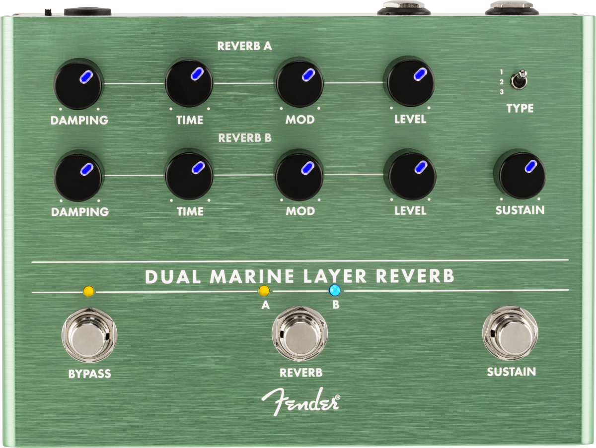Fender Dual Marine Layer Reverb - Reverb, delay & echo effect pedal - Variation 1