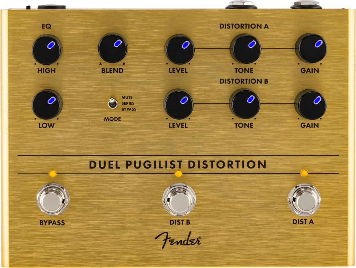 Fender Duel Pugilist Distortion - Overdrive, distortion & fuzz effect pedal - Variation 1