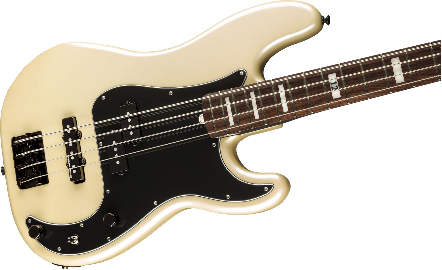 Fender Duff Mckagan Precision Bass Deluxe Signature Rw - White Pearl - Solid body electric bass - Variation 2