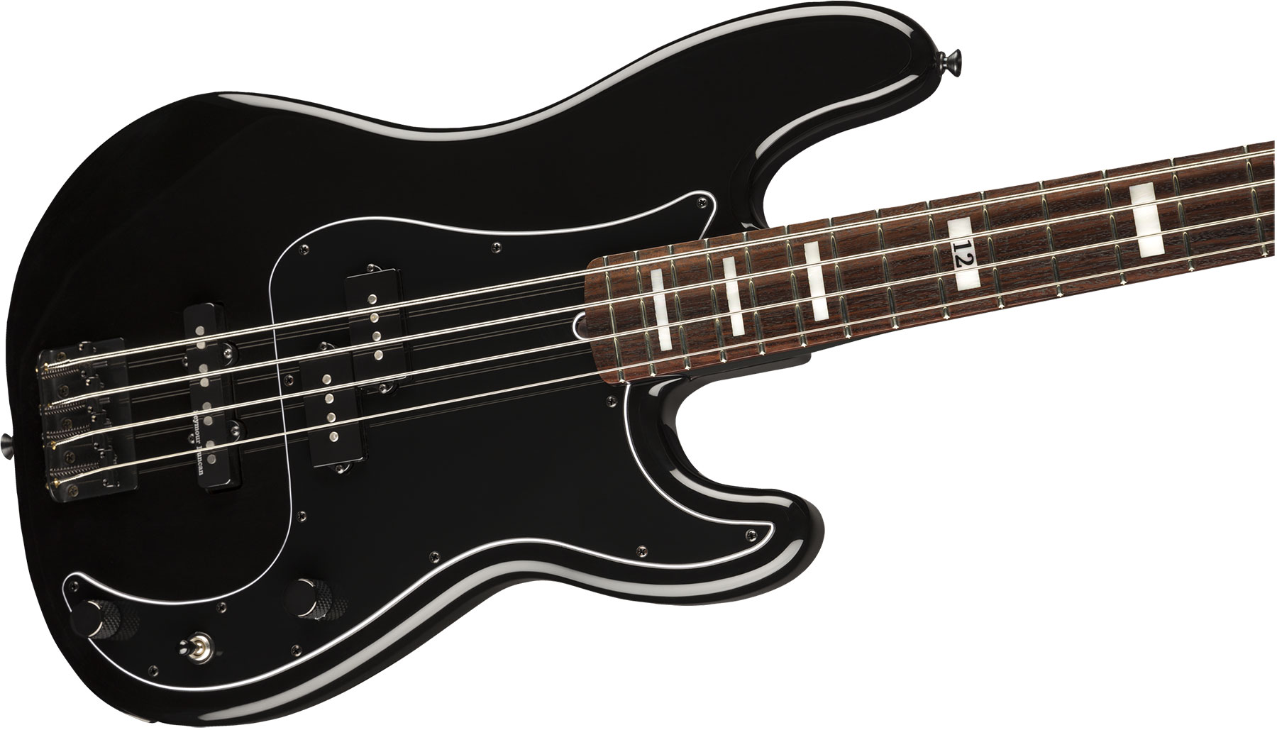 Fender Duff Mckagan Precision Bass Deluxe Signature Rw - Black - Solid body electric bass - Variation 2