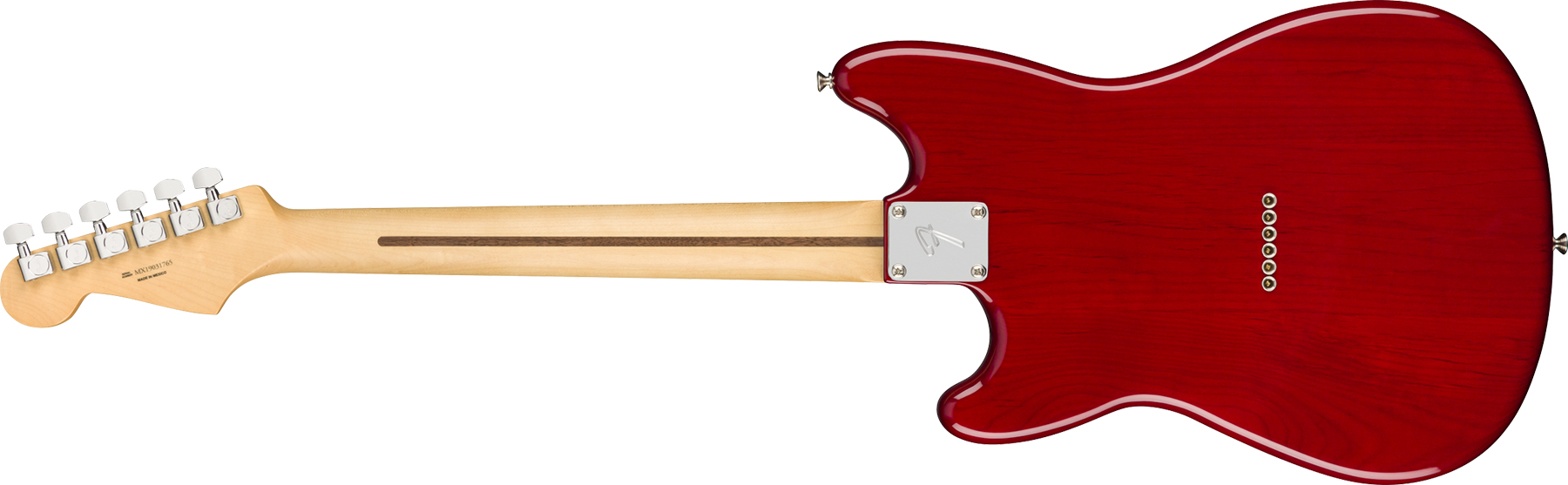 Fender Duo-sonic Player Hs Ht Mn - Crimson Red Transparent - Retro rock electric guitar - Variation 1