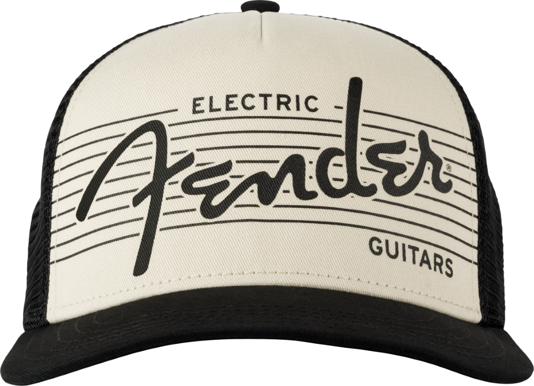 Fender Electric Guitar Hat Black / Cream - Casquette - Taille Unique - Cap - Variation 1