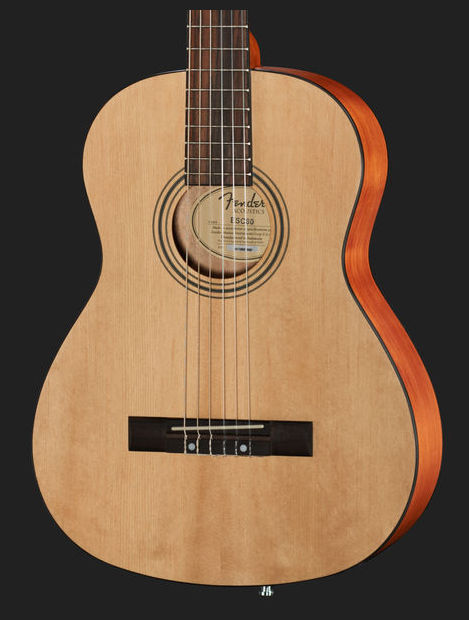Fender Esc-80 Educational Serie 3/4 - Natural Satin - Classical guitar 3/4 size - Variation 3