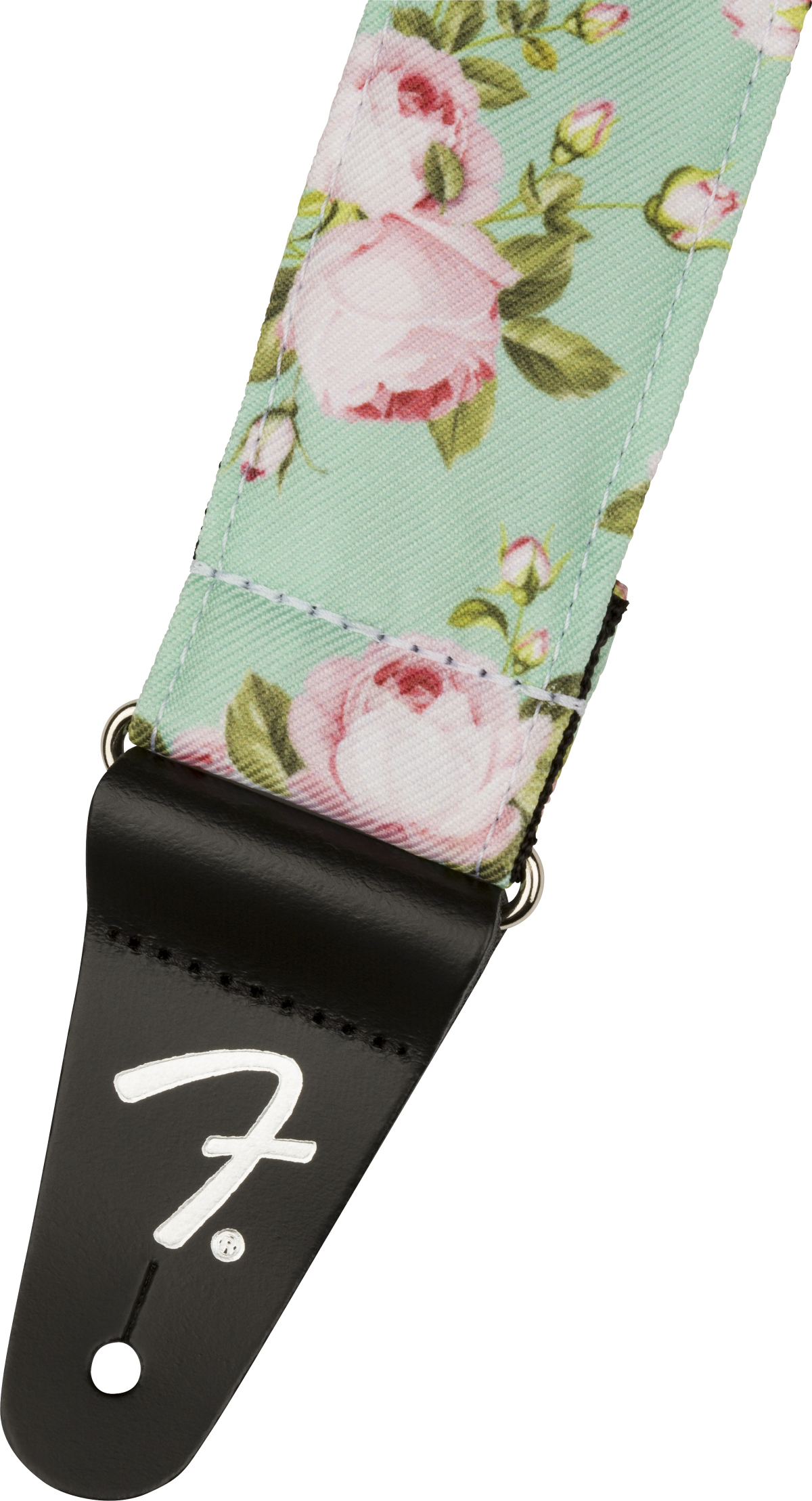 Fender Floral 2.inc Guitar Strap Surf Green - Guitar strap - Variation 1