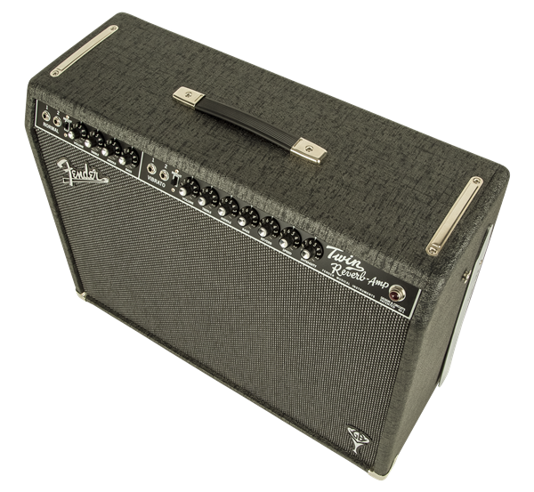 Fender George Benson Gb Twin Reverb 85w Gray 2x12 - Electric guitar combo amp - Variation 1