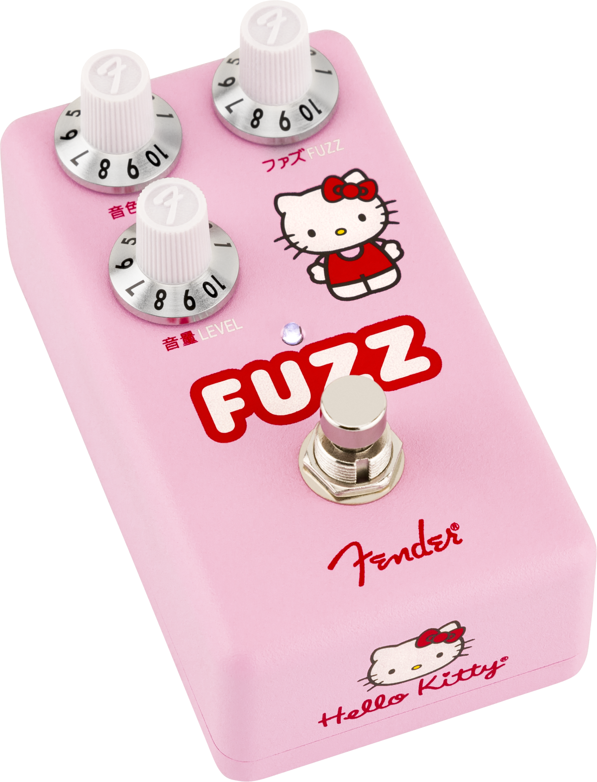 Fender Hello Kitty Fuzz Pink Guitar Effect Pedal Fender x