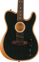 Folk guitar Fender Acoustasonic Player Telecaster (MEX, RW) - Brushed black