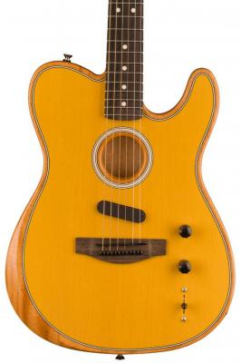 Electro acoustic guitar Fender Acoustasonic Player Telecaster (MEX, RW) - Butterscotch blonde
