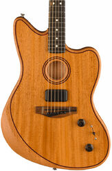 American Acoustasonic Jazzmaster All-Mahogany - natural