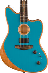 Electro acoustic guitar Fender American Acoustasonic Jazzmaster - Ocean turquoise