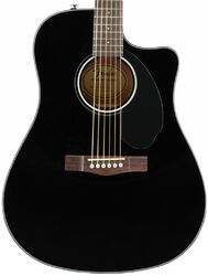 Electro acoustic guitar Fender CD-60SCE - Black